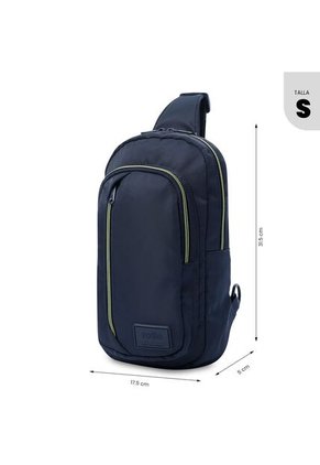 Bolso Manos Libres Pequeño Para Hombre Tracer Azul