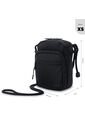Bolso Para Hombre Riva Tipo Crossbody Pequeño Negro de Totto