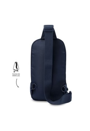 Bolso Manos Libres Pequeño Para Hombre Tracer Azul