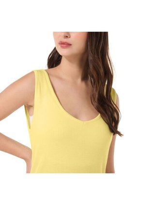 Top Para Mujer Guacamaya Amarillo