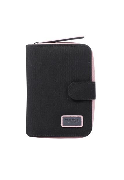 Billetera Mycro Twil Negra Mediana