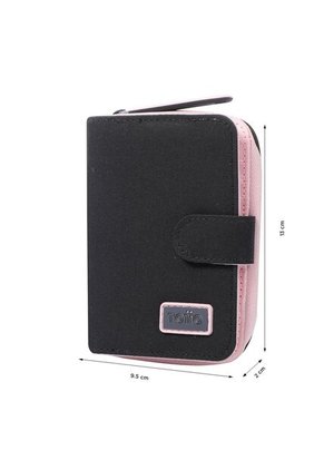 Billetera Mycro Twil Negra Mediana