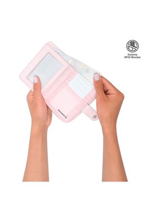 Billetera Mycro Twil Negra Mediana