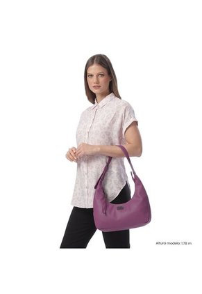 Bolso Para Mujer Smooth Tipo Crossbody Pequeño Rosado Rose