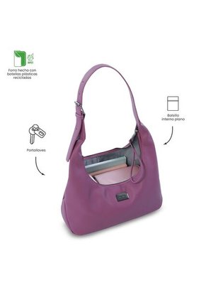 Bolso Para Mujer Smooth Tipo Crossbody Pequeño Rosado Rose