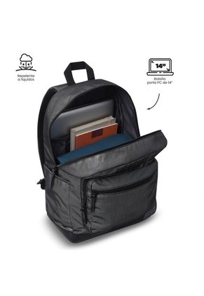 Morral Universitario Porta PC 14" Tocax Negro Mujer