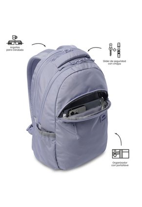 Morral Universitario Porta PC 15.4" Indo Morado Mujer