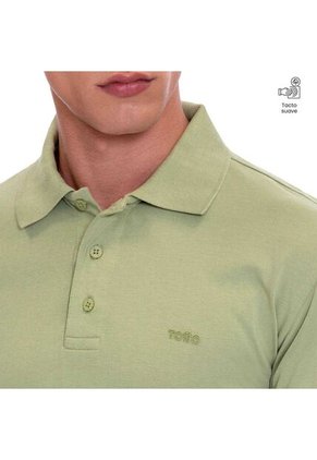Camiseta Tipo Polo En Jersey Para Hombre Totto Verde Mkp
