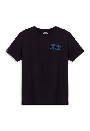 Camiseta Estampada Para Hombre Star Wars Dark Side Negra