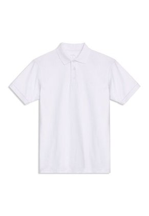 Camiseta Tipo Polo En Jersey Para Hombre Totto Blanca Mkp
