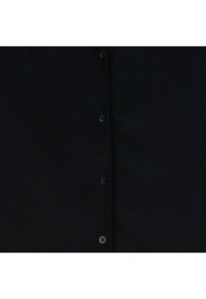 Camisa Manga Corta Brezo Para Mujer Negra