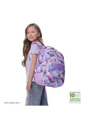 Morral Juvenil Porta PC 14" Rayol Morado