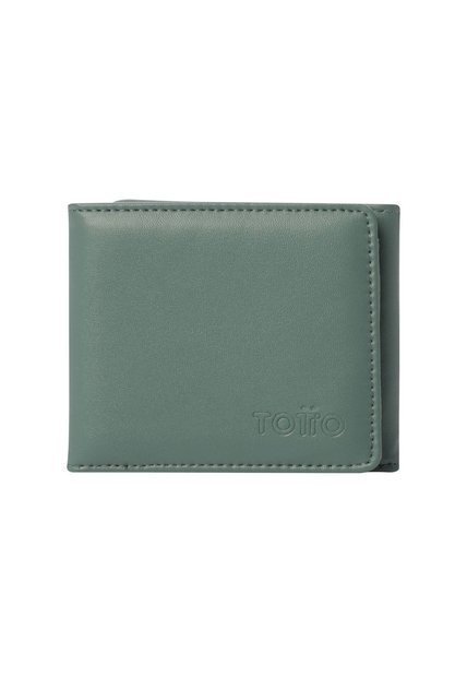 Billetera Ermatto Con RFID Blocker Verde