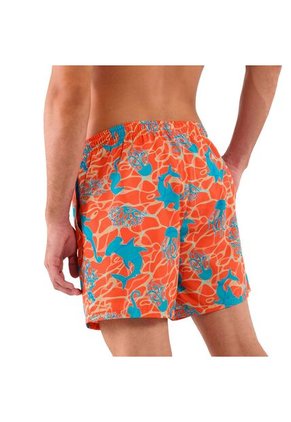 Pantalón Estampada Lown Hombre Naranja