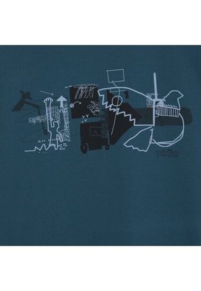 Camiseta Estampada Para Hombre Atena Azul