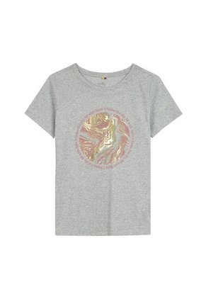Camiseta Para Mujer Thinky Gris
