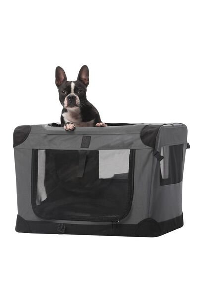 Guacal Para Perro Pequeño Doggy Xs Gris