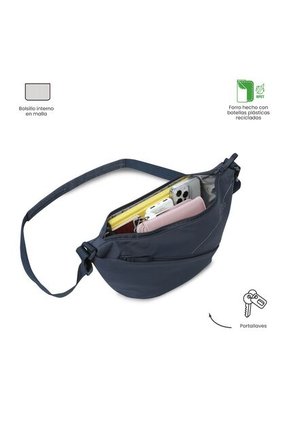 Bolso Para Mujer Suzuka Tipo Crossbody Pequeño Azul