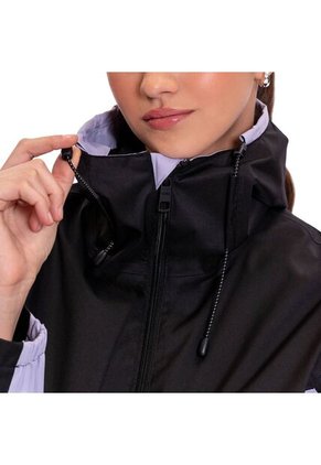Chaqueta Impermeable Para Mujer Sally Negra