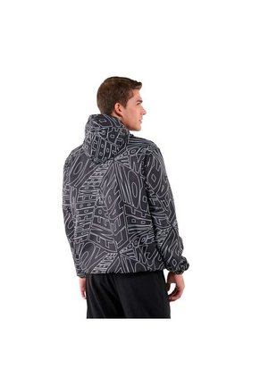 Chaqueta Para Hombre Ice Print Negra