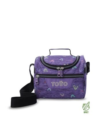 Lonchera Térmica Para Mujer Pizarra Mediano Morada Totto