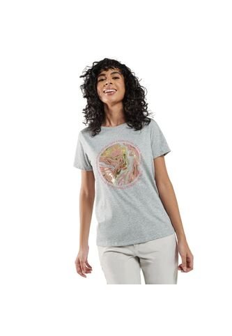 Camiseta Para Mujer Thinky Gris Totto