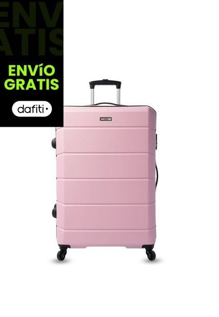 Maleta De Viaje Grande 23 Kilos 360 Rayatta Rosada