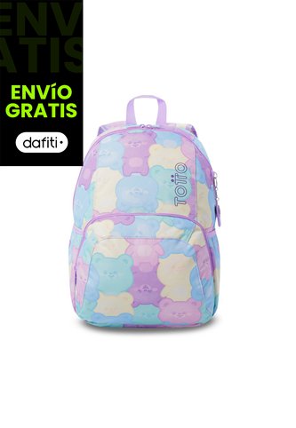 Morral Universitario Ometto 2.0 Print Mujer Estampado De Osos Totto