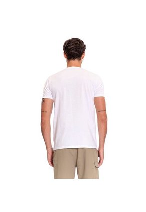 Camiseta Estampada Para Hombre Atena Manga Corta Blanca