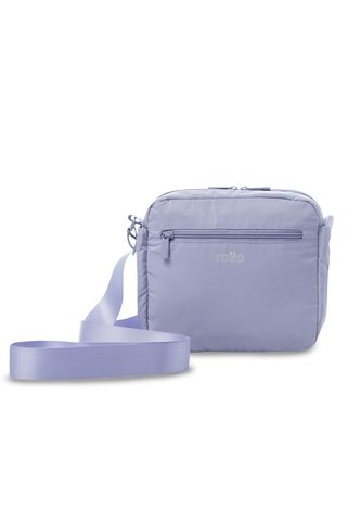 Bolso Para Mujer Vic Tipo Crossbody Pequeño Morado Totto