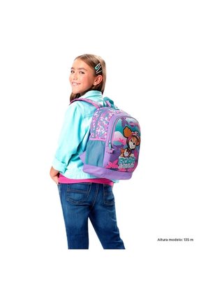 Morral Para Niña Paw Patrol Mediano Morado