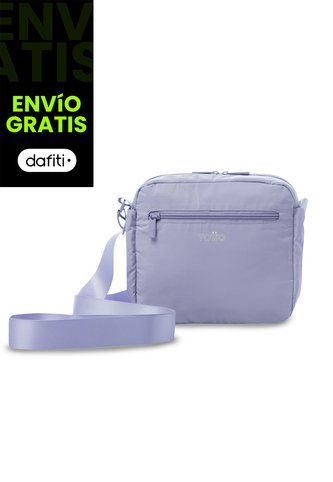 Bolso Para Mujer Vic Tipo Crossbody Pequeño Morado Totto
