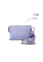 Bolso Para Mujer Asia Tipo Crossbody Pequeño Morado de Totto