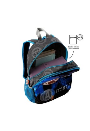 Morral Para Niño Avengers Capitán América Mediano Gris