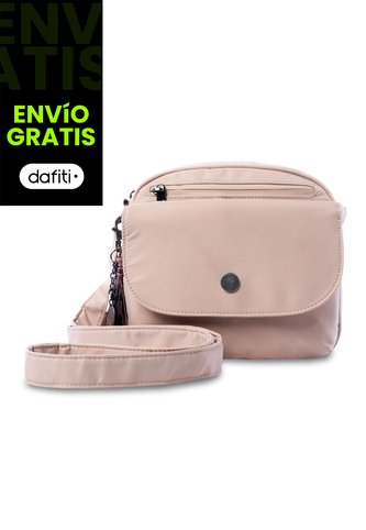 Bolso Para Mujer Corneana Tipo Crossbody Pequeño Beige Totto