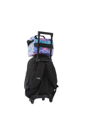 Lonchera Para Almuerzo Pizarra Mujer Azul