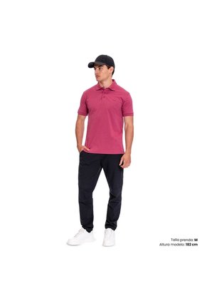 Camiseta Tipo Polo En Jersey Para Hombre Totto Rosada Mkp