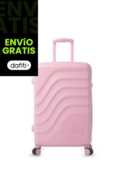 Maleta De Viaje Mediana 360 Bazy+ 2.0 Rosada