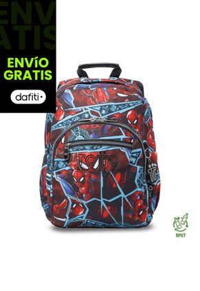 Morral Juvenil Porta PC 13" Gommas Spiderman Rojo