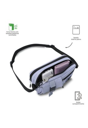 Bolso Para Mujer Spa Tipo Crossbody Pequeño Morado