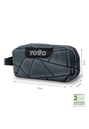 Cartuchera Multiuso Escuadra Grande Gris Hombre