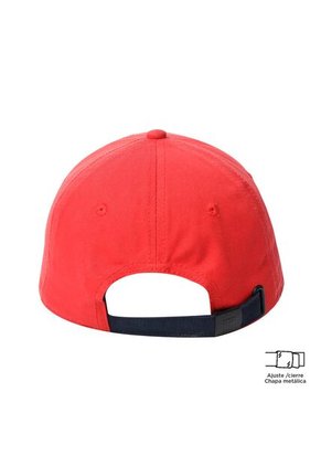 Gorra Beisbolera Melky Con Filtro UV Roja/Azul