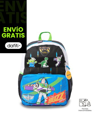 Morral Para Niño Toy Story Buzz Mediano Color Azul Totto
