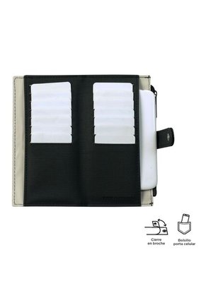 Billetera Dull L Con RFID Blocker Negra