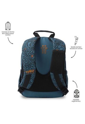 Morral Juvenil Tempera Pequeño Azul