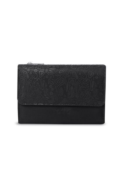 Billetera Para Mujer Montana Con RFID Blocker Negra