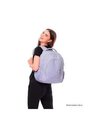 Morral Para Mujer Escolar Porta PC 15.4" Luciano 2.0 Morado