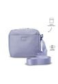 Bolso Para Mujer Vic Tipo Crossbody Pequeño Morado de Totto