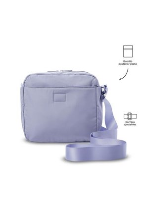 Bolso Para Mujer Vic Tipo Crossbody Pequeño Morado