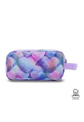 Cartuchera Multiuso Escuadra Grande Morada Mujer